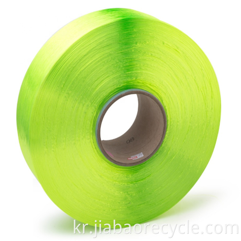 High Strength Green Dyed Fdy Textiles Fabric Yarn